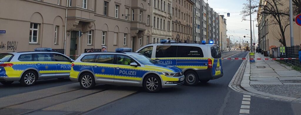 Polizei Sperrung