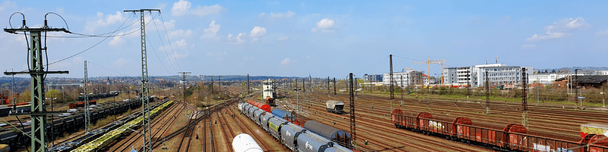 Züge Güterverkehrszentrum Dresden Friedrichstadt