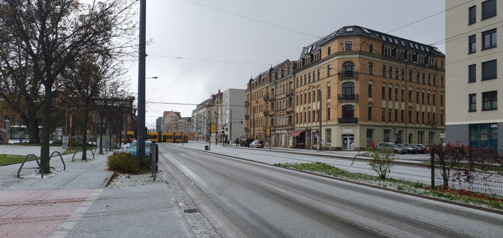 Radwege und Straßen sind im Winter oft schlecht geräumt