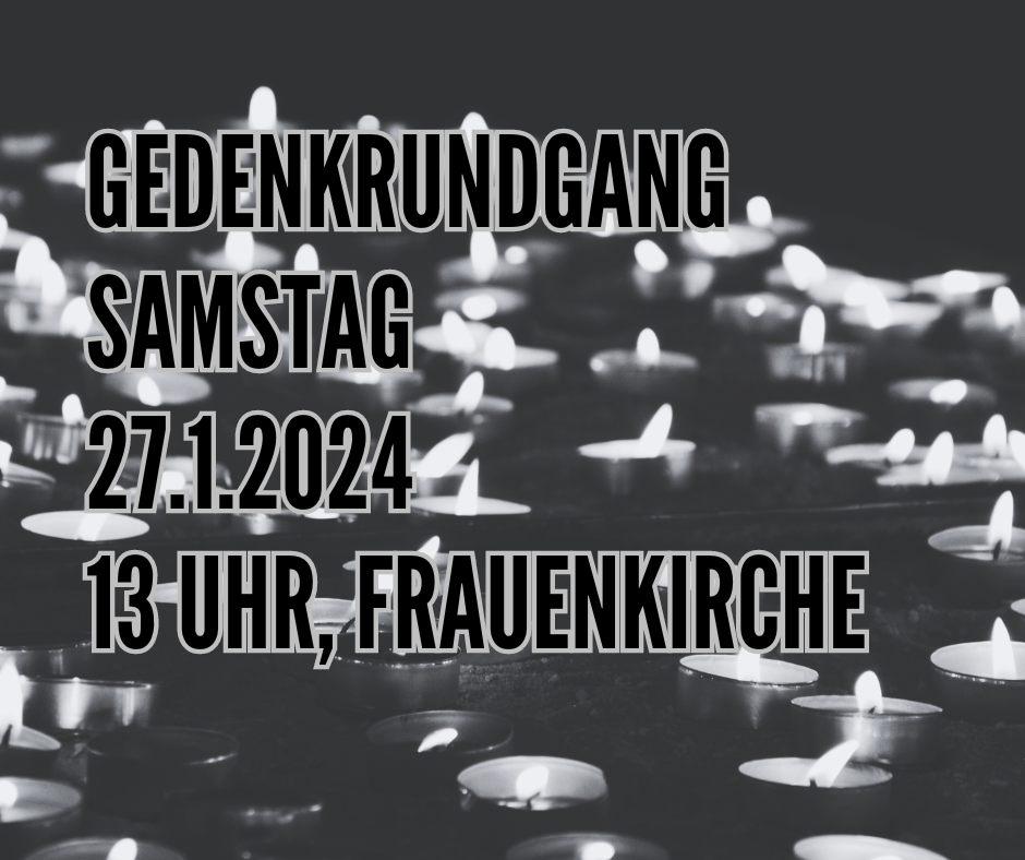 Gedenkrundgang Dresden 27.1.2024