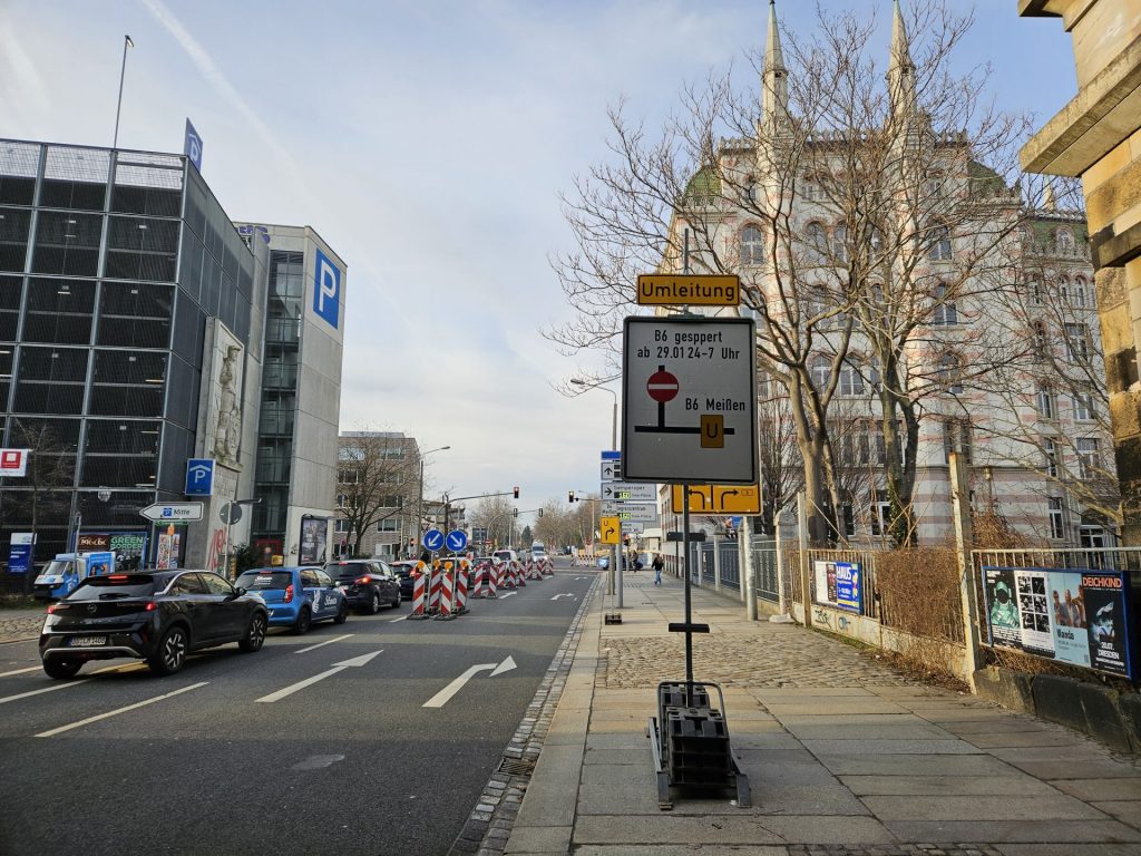 Umleitung Magdeburger Straße