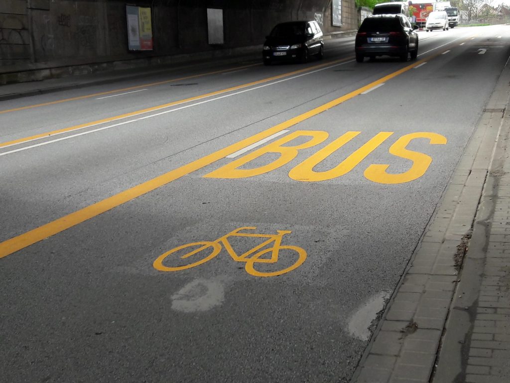 Flügelweg Radweg Verkehrsversuch Radverkehr Fahrrad