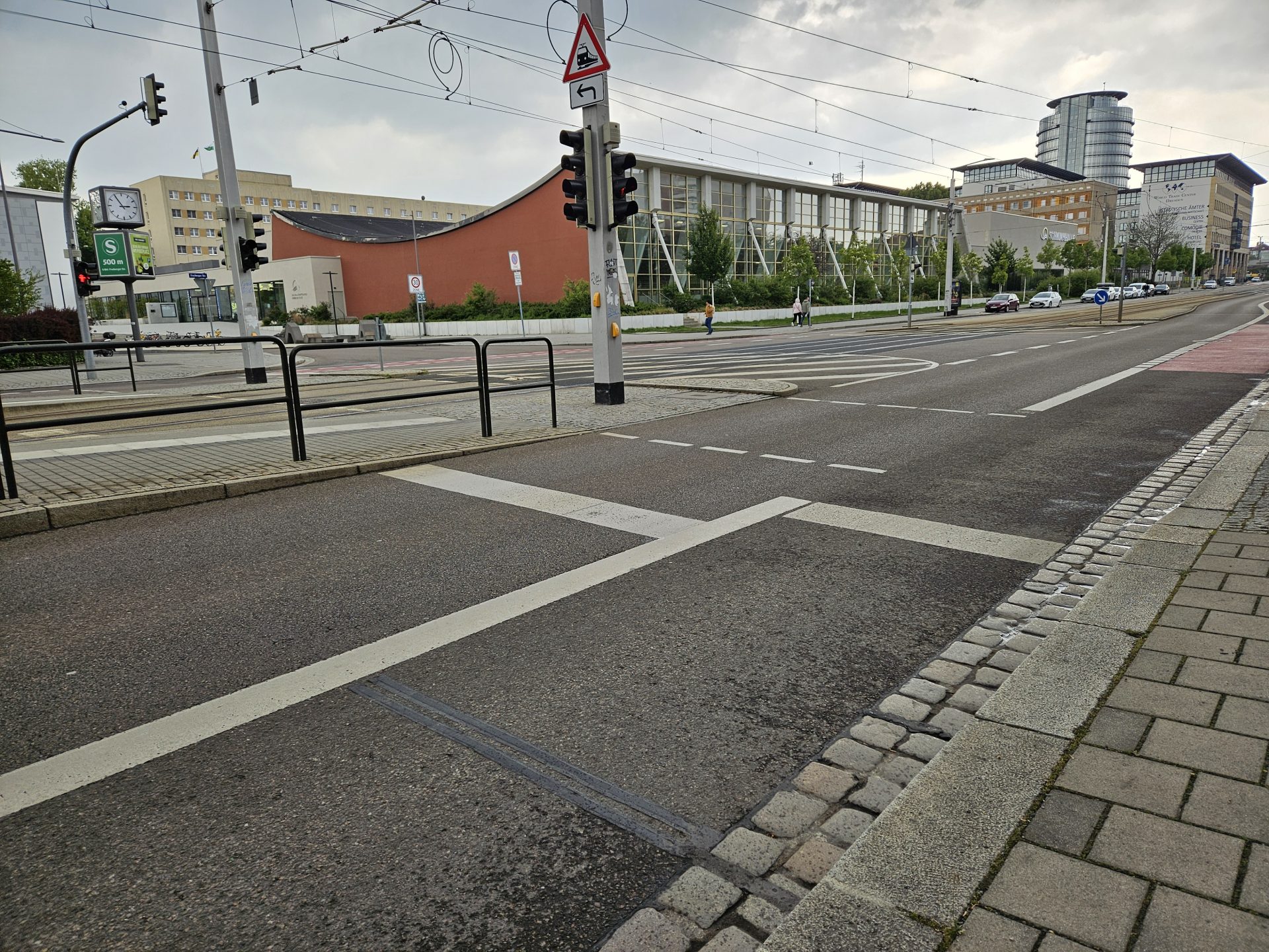 Fahrradzählstelle Freiberger Straße