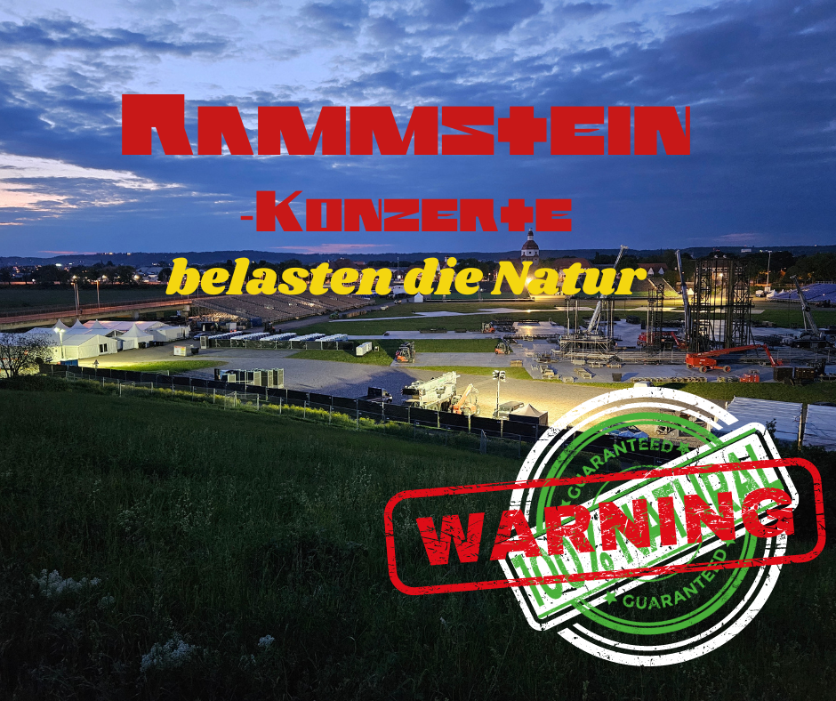Rammstein Konzerte belasten die Natur