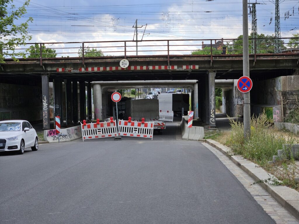 Unterführung Behringstraße Baustelle beendet