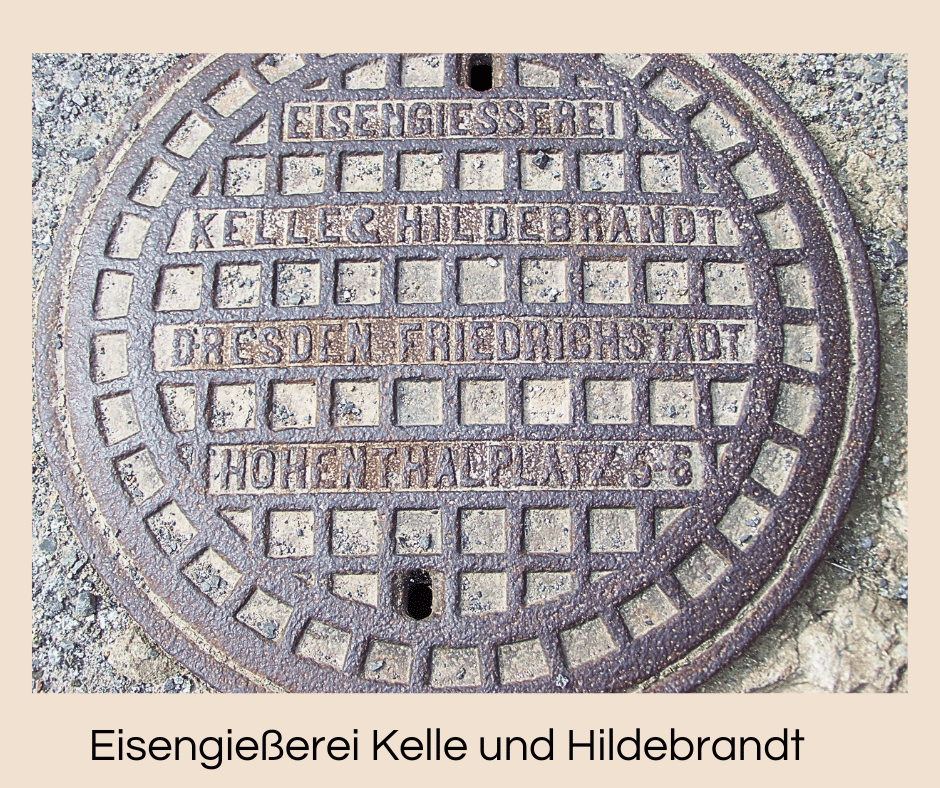 Gullideckel Eisengießerei Kelle und Hildebrandt