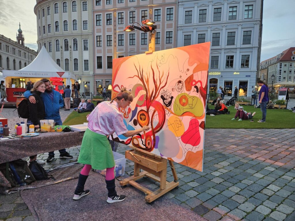 Live Painting Palaissommer Dresden