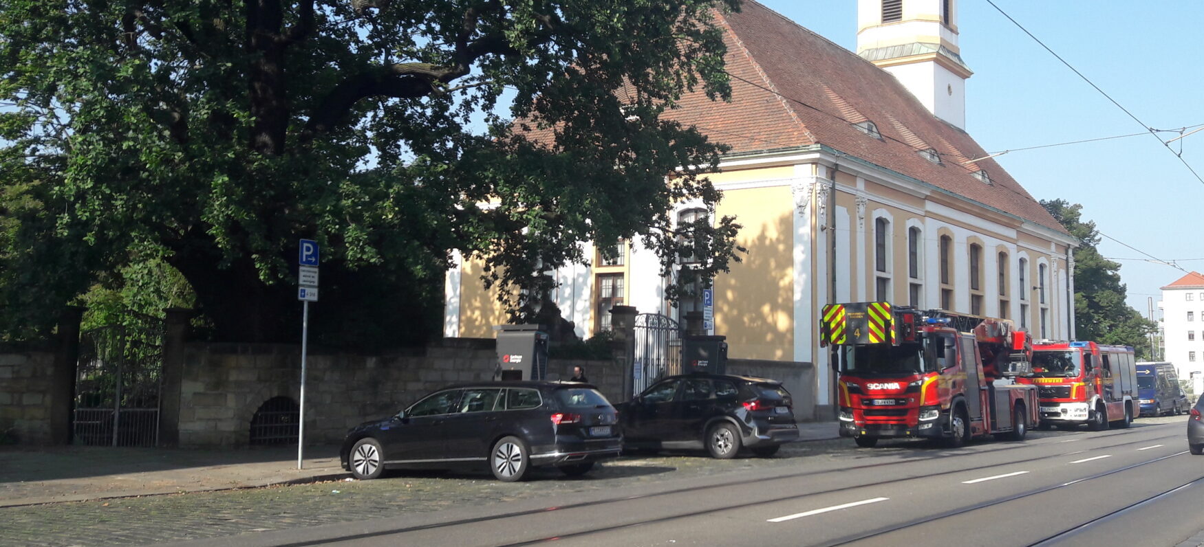 Matthäuskirche, Feuerwehr