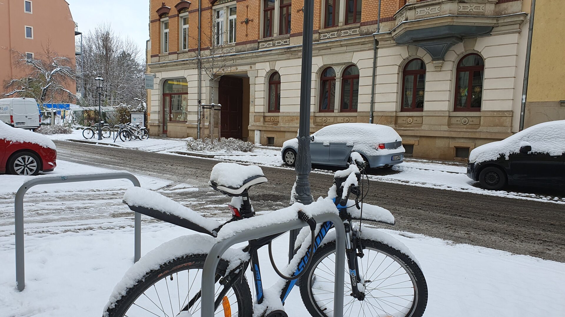 Fahrrad fahren im Winter