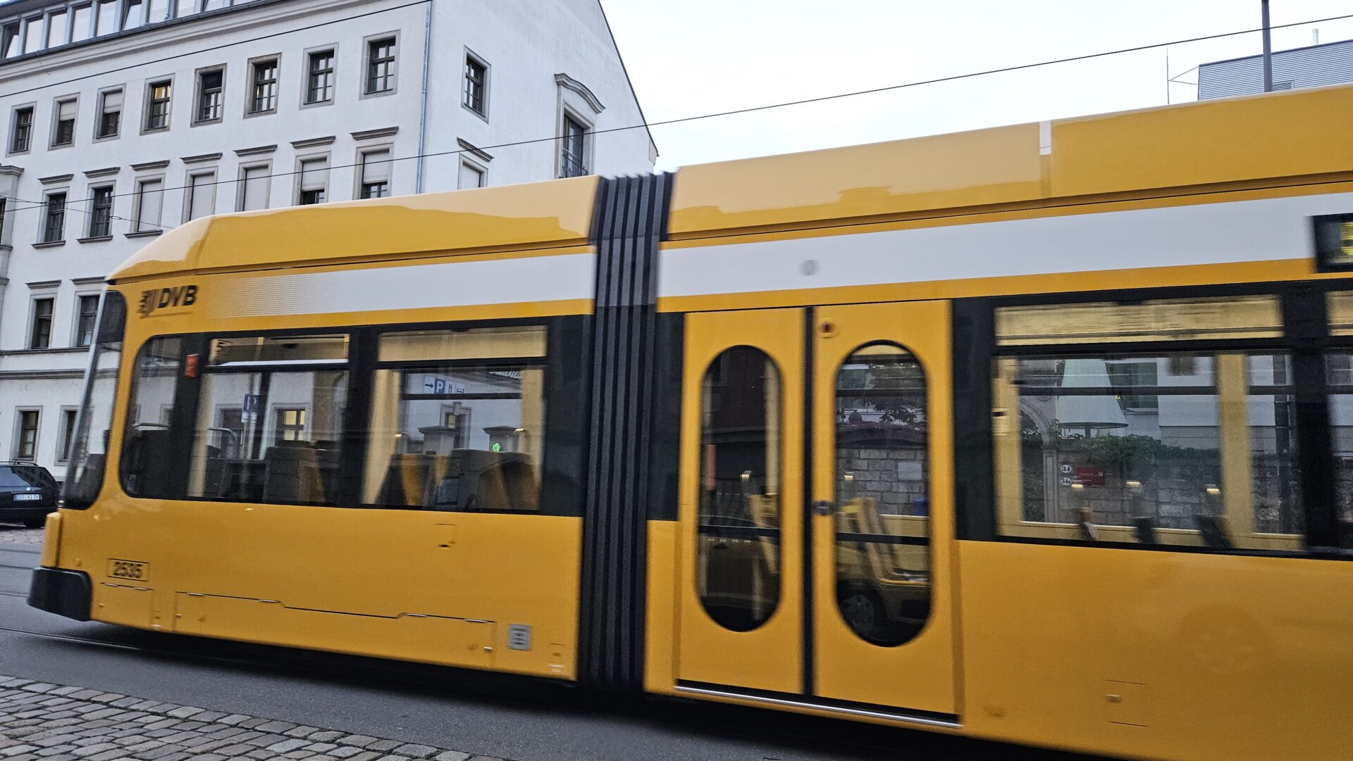 Straßenbahn Dresden in der Friedrichstadt