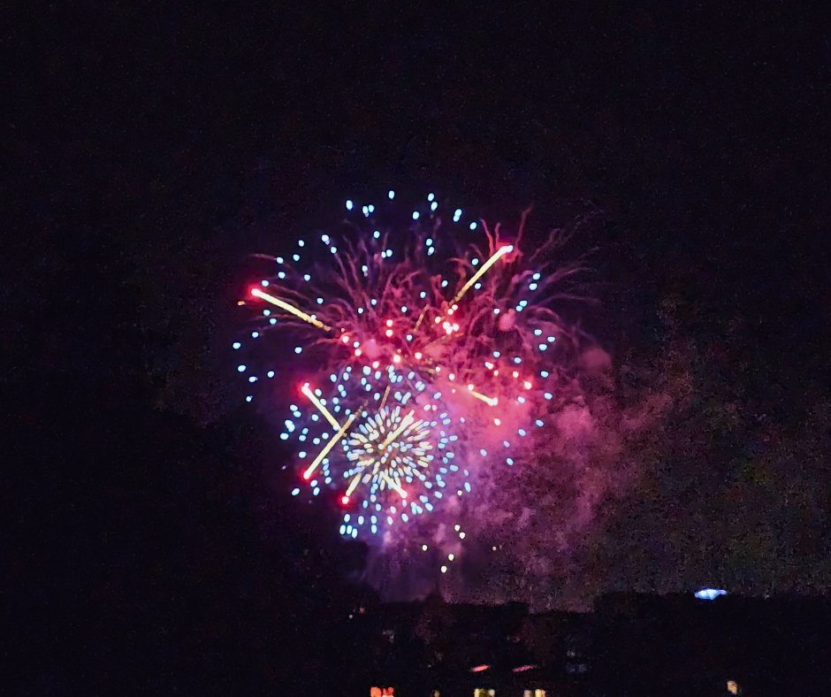 Feuerwerk und Silvester in Dresden