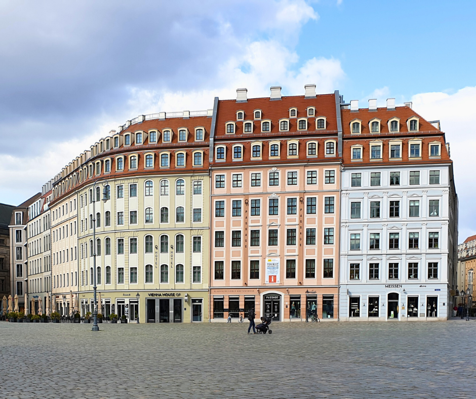 Dresden Neumarkt Quartier QF im Untergeschoss ist das Ukrainische Zentrum