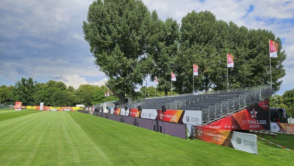 Die Teamsportarena mitten im Sportpark Ostra
