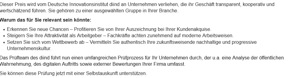 E-Mail-Ausschnitt der Marketingpost