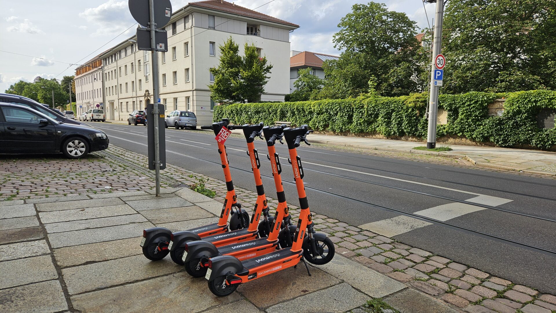 E-Scooter in der Friedrichstraße