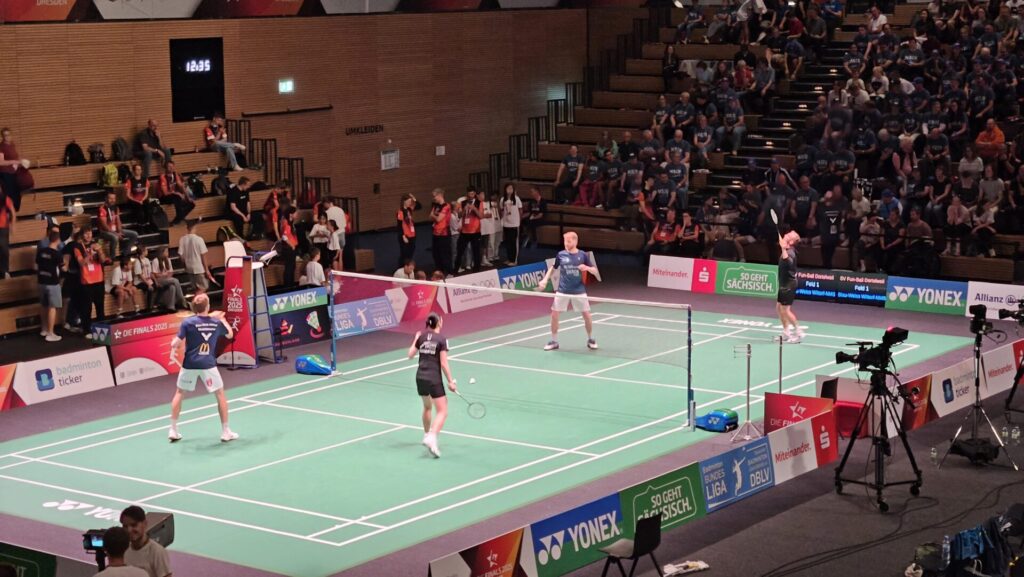 Badminton in der Ballsporthalle Dresden bei den Finals 2025
