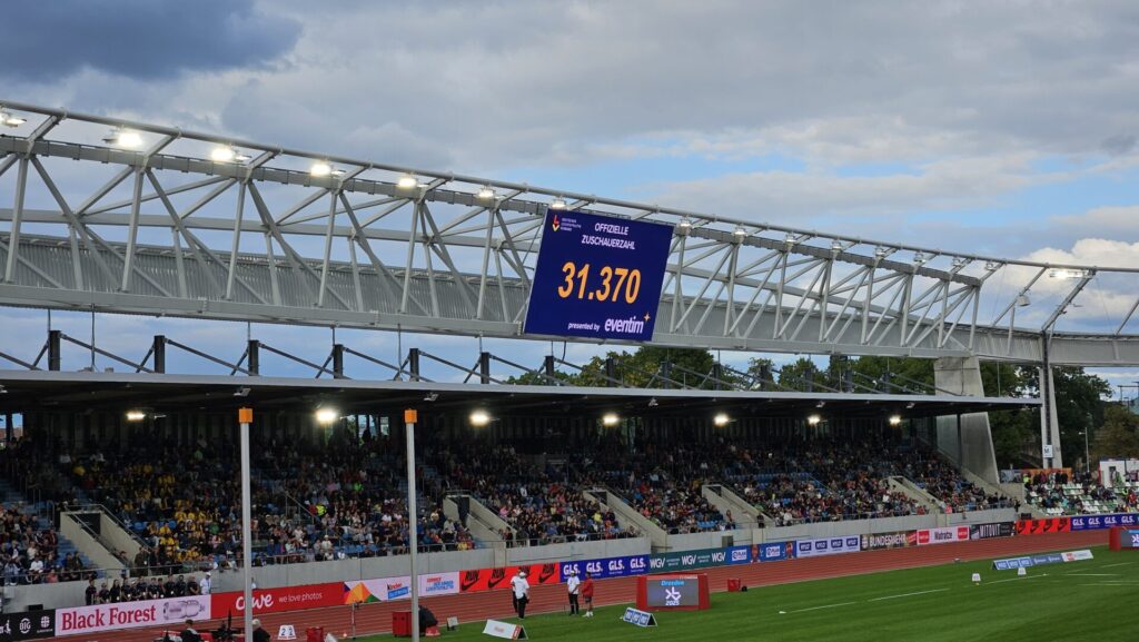 Das Heinz-Steyer-Stadion: Besucherzahlen der letzten drei Tage