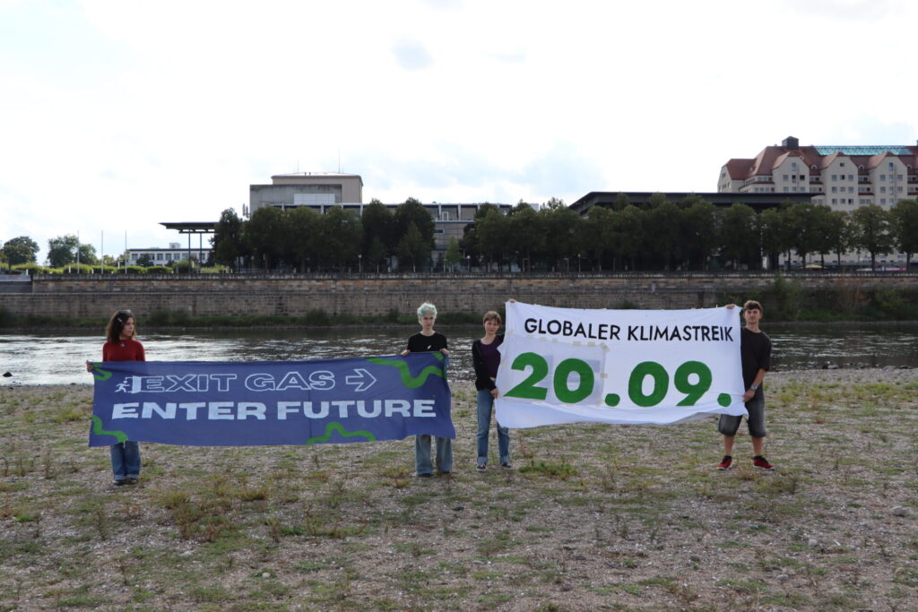 Klimastreik Banner Friday for Future