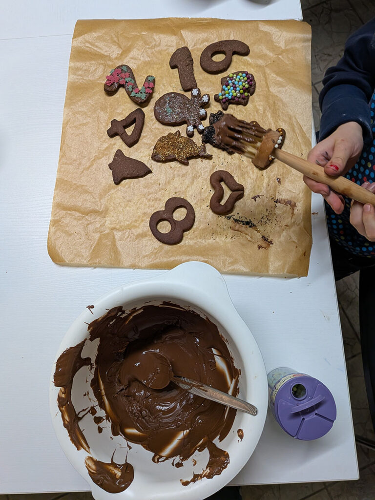 Kekse backen im Redaktionsbüro