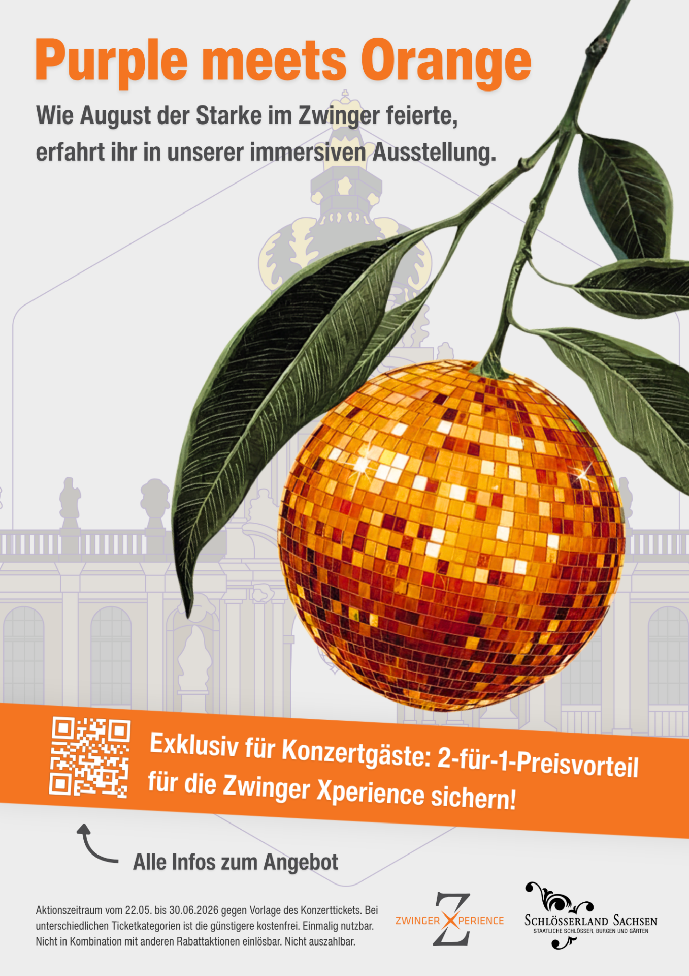 Purple Disco Machine spielt zu Pfingsten vier Konzerte im Dresdner Zwinger. Besucher müssen geänderte Öffnungszeiten beachten.