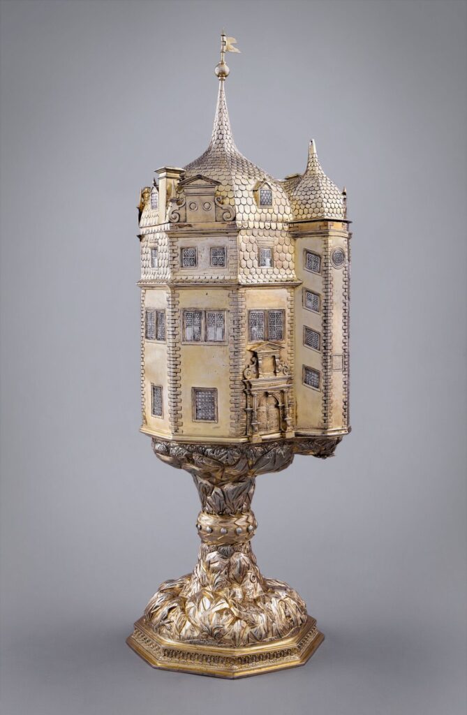 Trinkpokal in Form von Residenzschloss Dresden