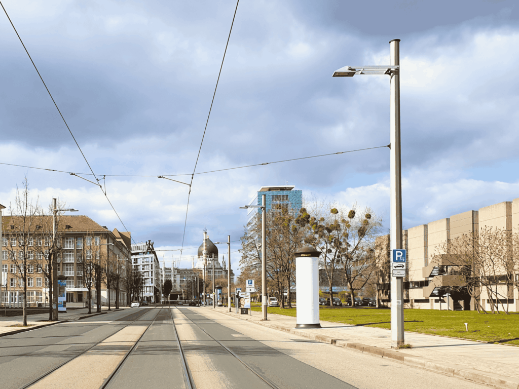 Haus der Presse an der Ostra-Allee in der Wilsdruffer Vorstadt