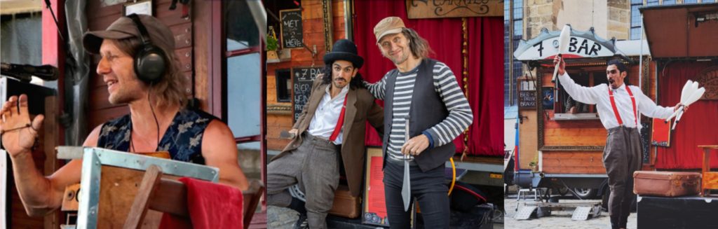 Zirkus, Hundeshow und Musik bringt die Travelling Show Dem Carnies am 29. August 2026 in die Betriebsküche. Foto: Dem CarniesAugust 2026 in der Betriebsküche Dresden. Besucher erwartet Zirkus, Hundeshow und Musik bei freiem Eintritt.
